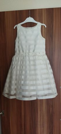 Sukienka sukieneczka biała elegancka 116