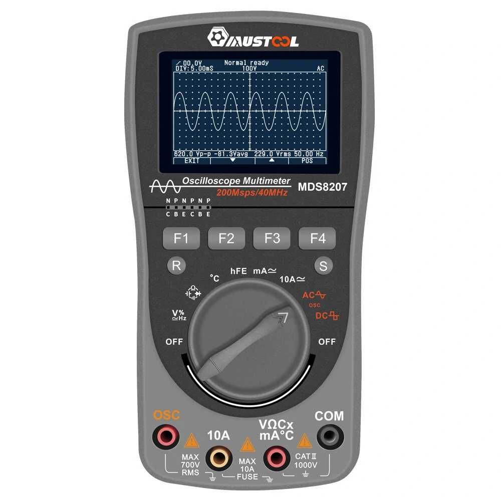 Miernik Mustool MDS8207 oscyloskop cyfrowy True RMS