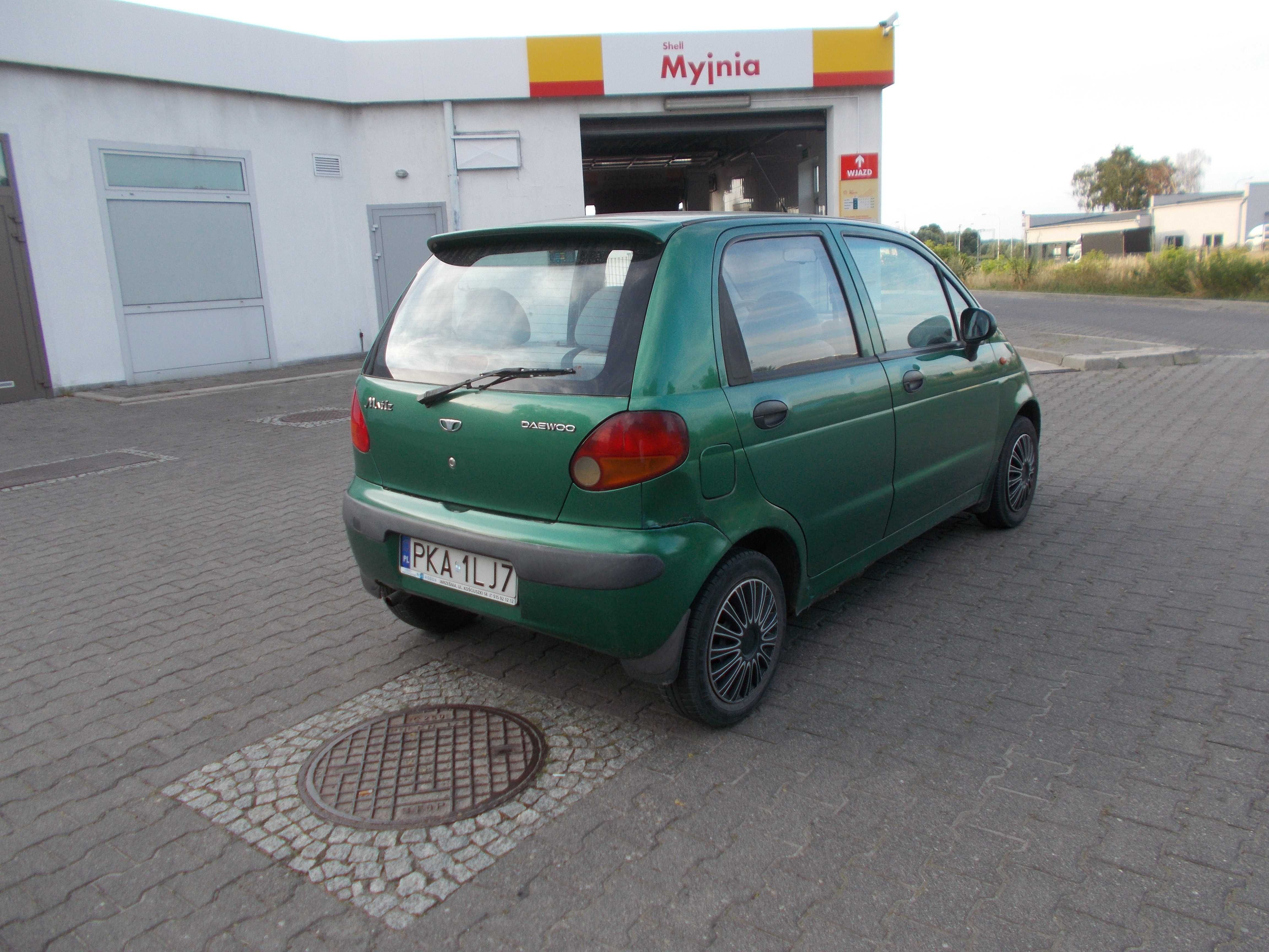 DAEWOO MATIZ na cześći zielony na czesci