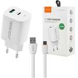 Ładowarka do Samsung 20W + kabel PLE248 Biała Samsung A52 IPhone 15