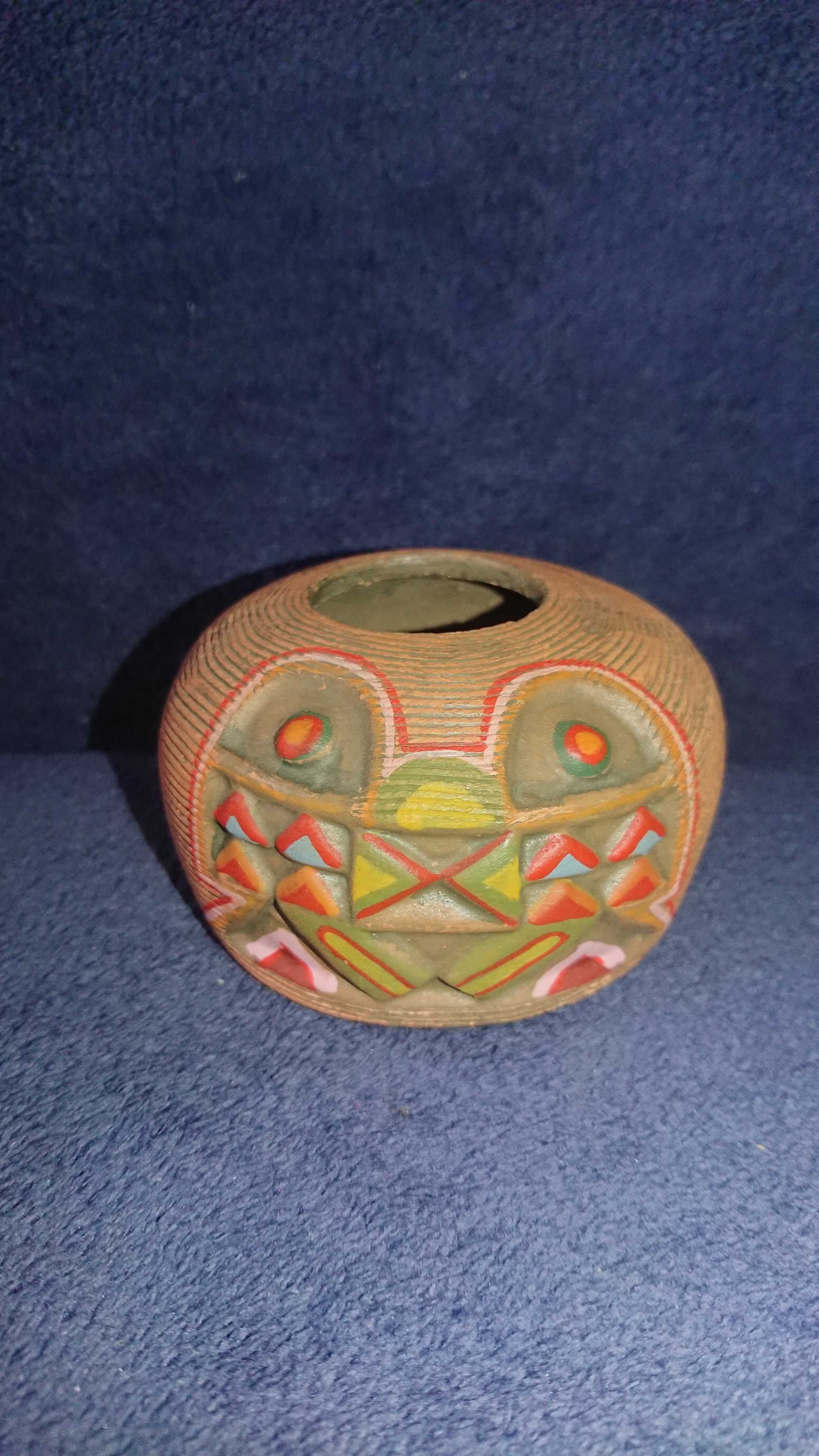 Stara ceramiczna pamiątka indiańska Ameryka USA