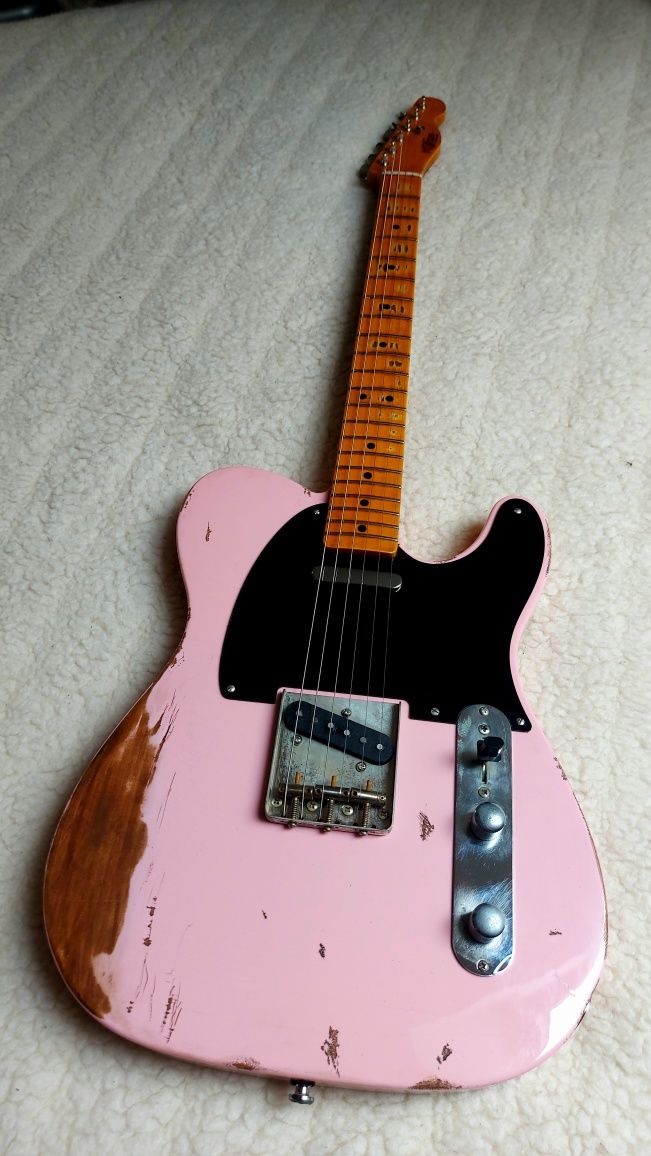 Електрогітара telacaster (shelll pink/relic)
