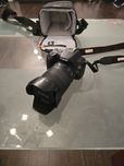 Canon 250d + Canon efs 18-135mm nano usm Statyw velbon Light Max 1