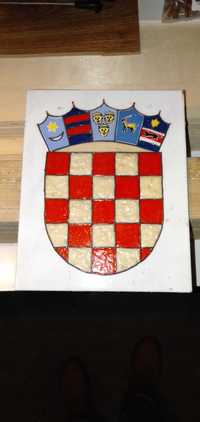 Odznaka herb Chorwacji