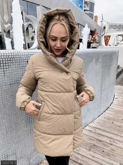 Хит сезона! Теплая зимняя куртка зефирка 5 цветов + Подарок