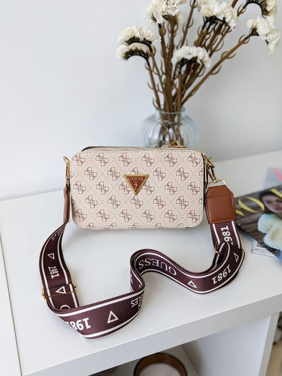 Сумка жіноча Guess женская сумка гесс Сумочка guess крос-боді гесс