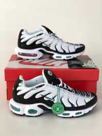 Мужские кроссовки Nike Air Max Tn Black\white\Mint . Размеры 40-45