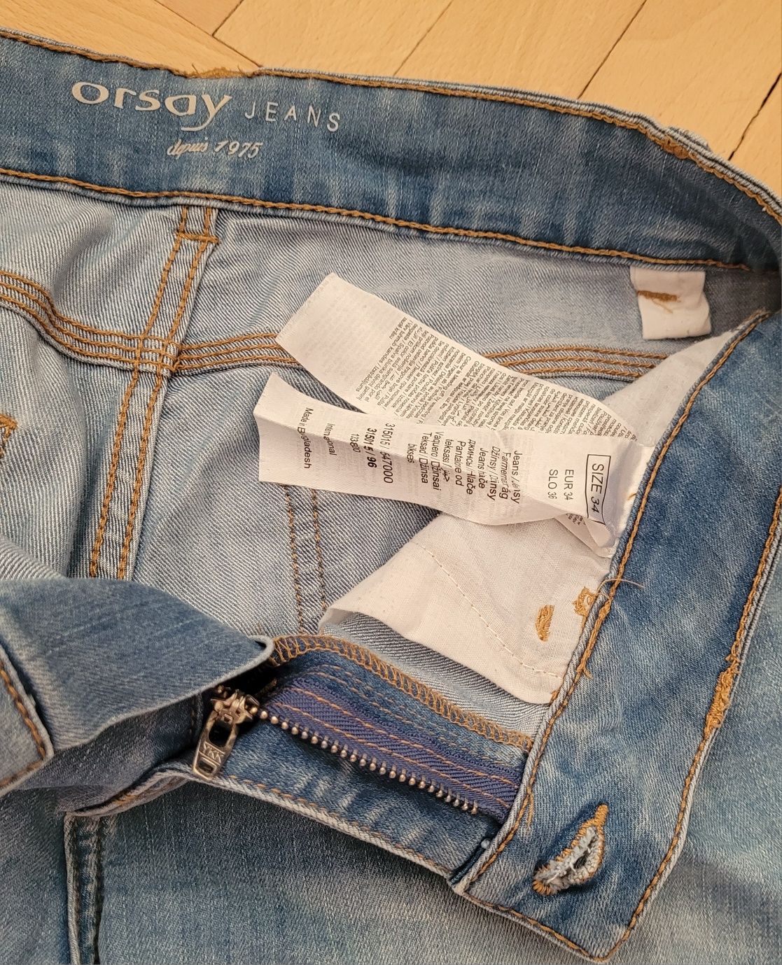 Spodnie damskie jeans jeansy rybaczki Orsay Rozmiar S