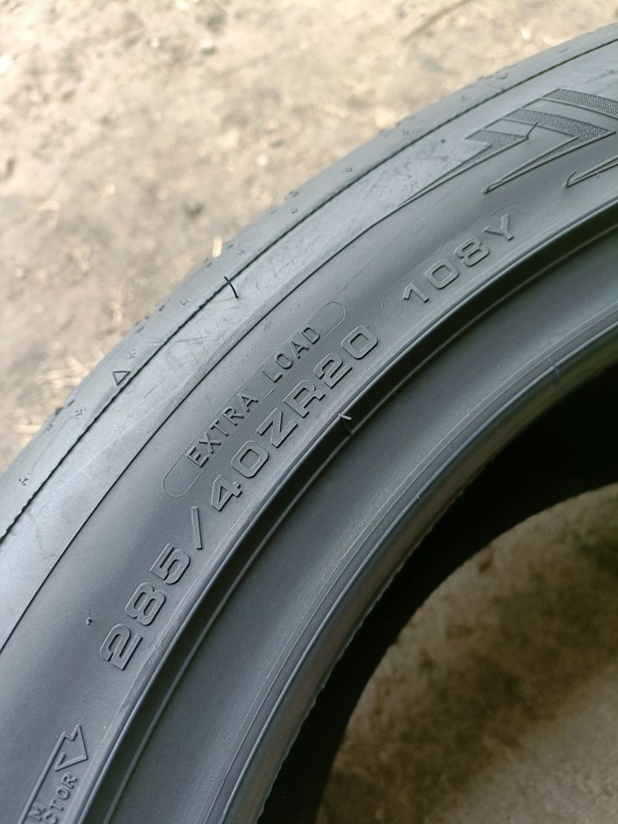 4x 285/40r20 Dunlop Sport Maxx RT2 MO z 2022r 6.5mm