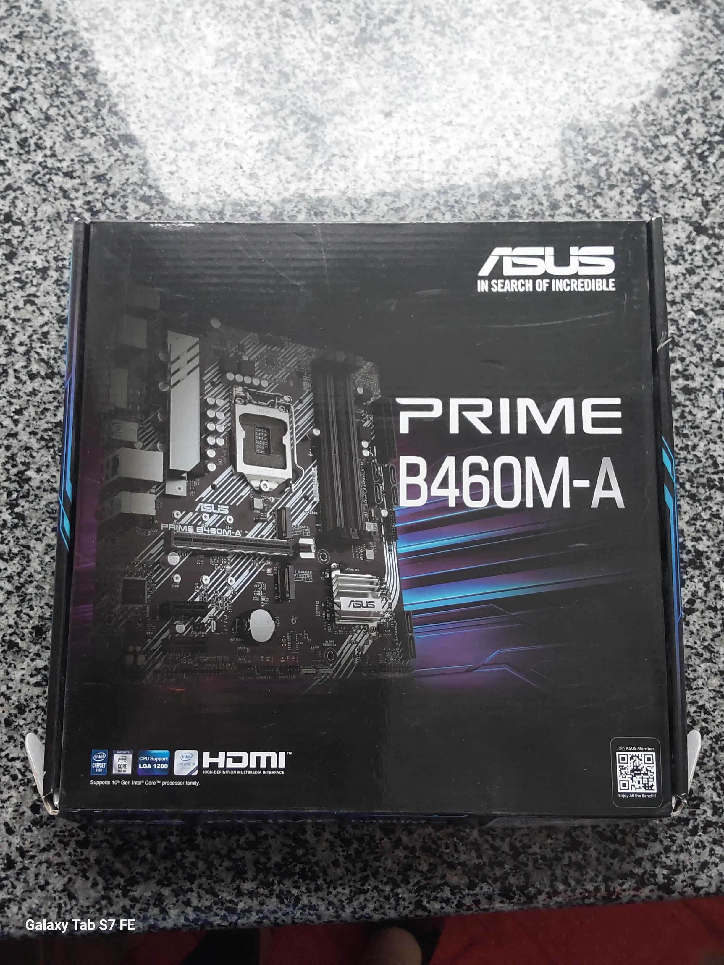 Материнская плата для системного блока компьютера Asus Prime B460M-A