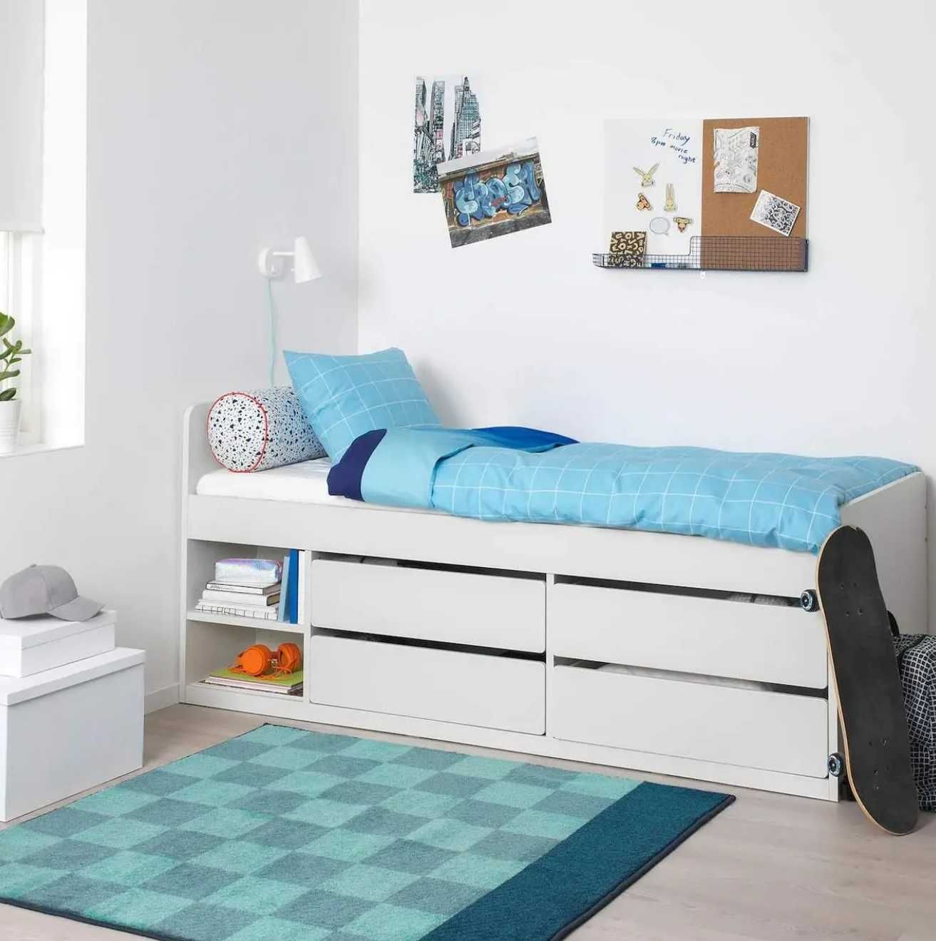 Ліжко дитяче IKEA СЛЕКТ SLAKT з ящиками+матрац СРОЧНО продаж до 15.05