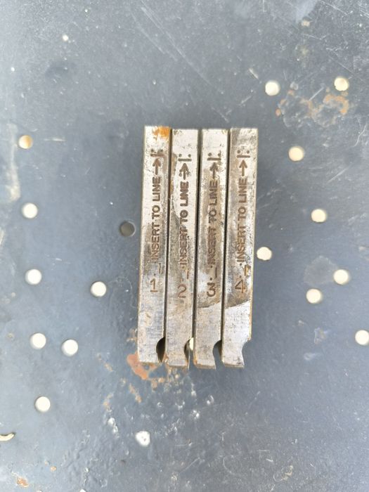 Jogo de pentes RIDGID BSPT 1 \ 2 "a 3 \ 4"