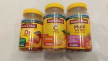 Witaminy Naturalne  Nature Made USA C  Multiwitamina  D3 draże  żelki