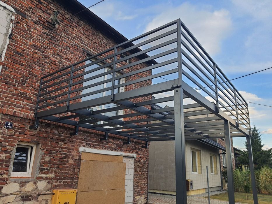 Taras stalowy zewnętrzny