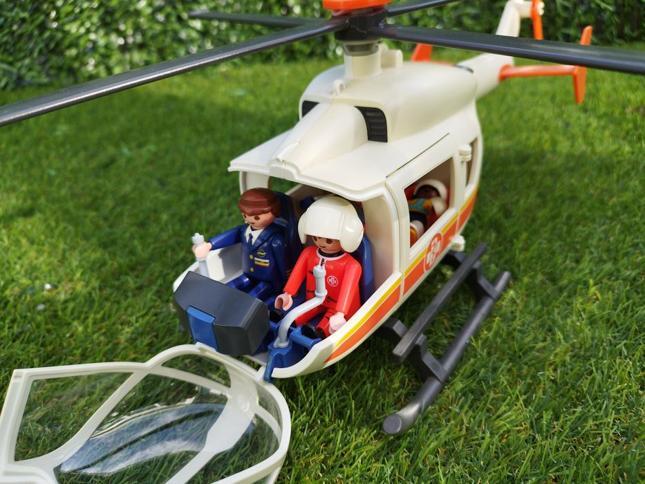 Helicóptero de resgate Playmobil