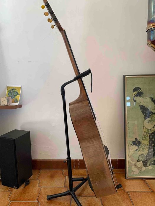 Guitarra acustica Gipsy jazz Di mauro anos 50 pequena boca