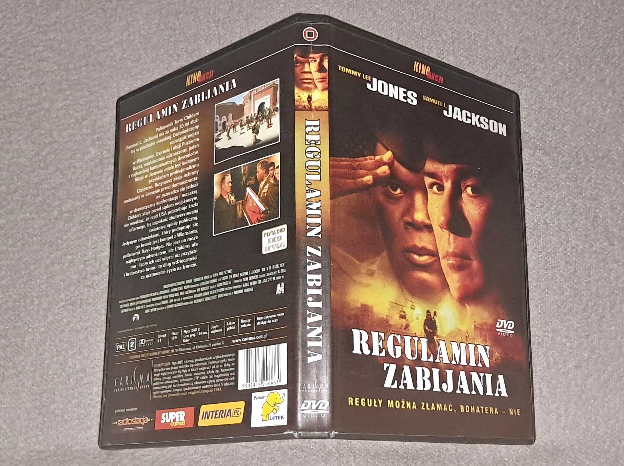 film na DVD prod.USA pt. "Regulamin zabijania" (2000 r.) -stan idealny