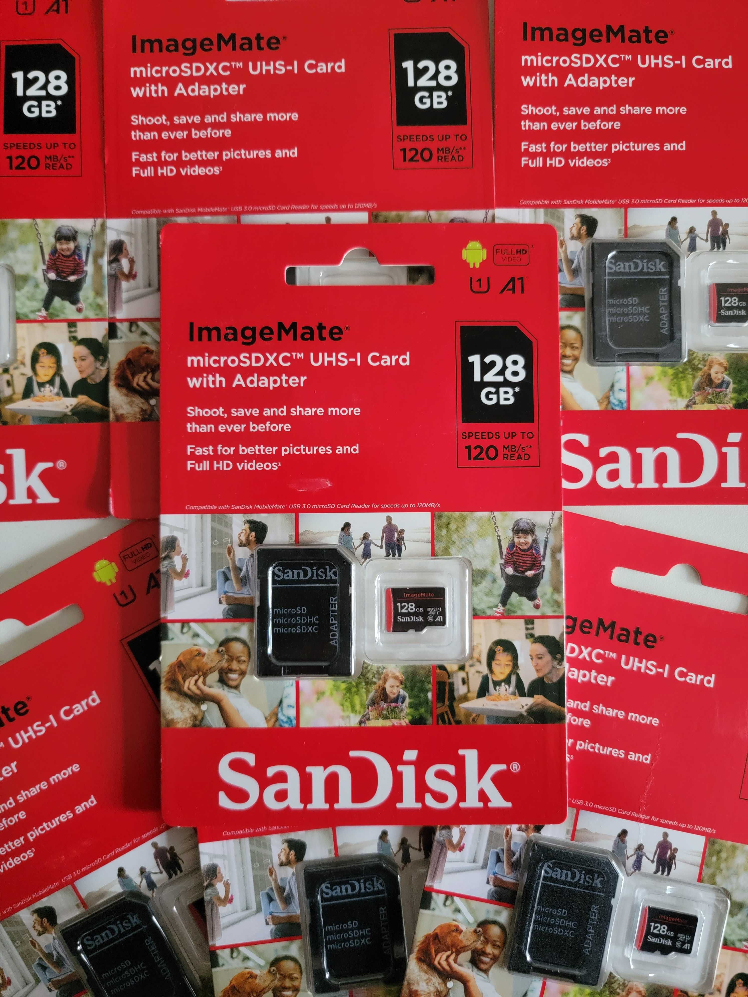 Карта пам'яті SanDisk ImageMate 128GB 120 MB/s A1 MicroSDXC UHS-I