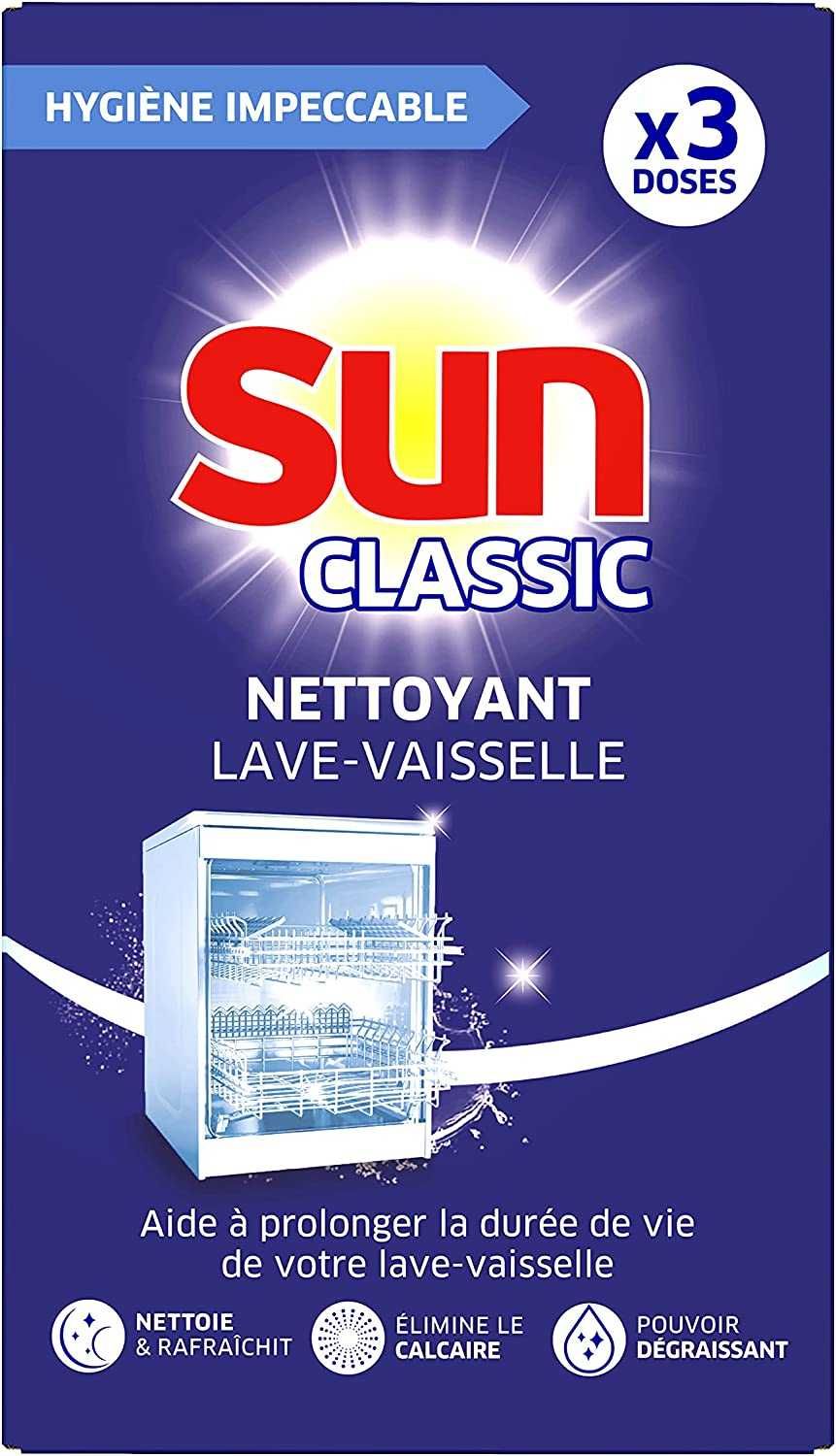 Sun Classic Środek Do Czyszczenia Zmywarek 3x40g