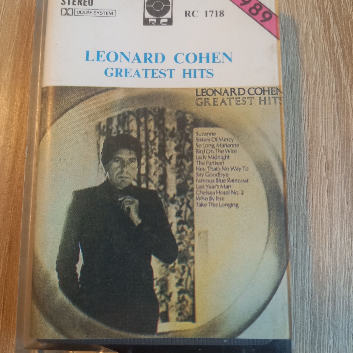 Kaseta magnetofonowa Leonard Cohen Greatest Hits 1989