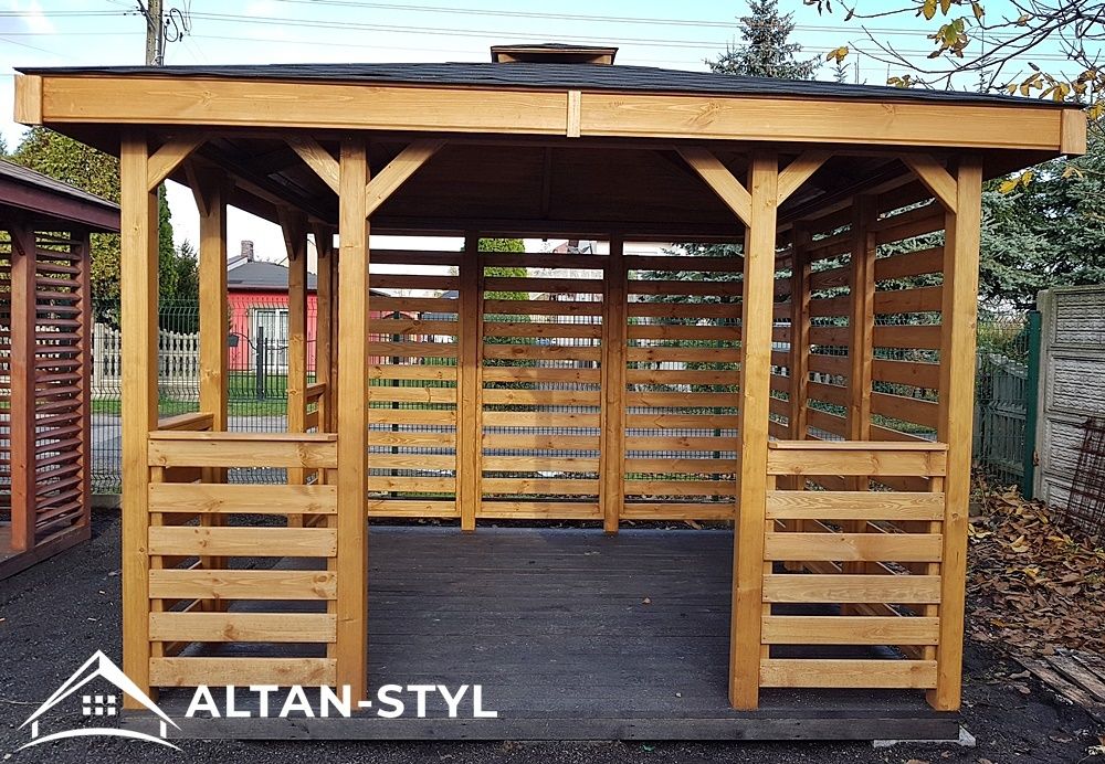 Altany, altanki, wiaty, altanka ogrodowa LILA 3x3m PRODUCENT