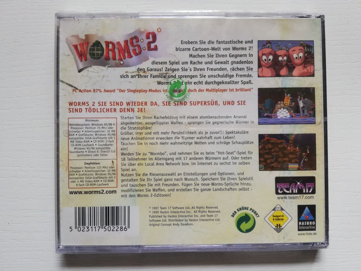 Worms 2 pc gra cd