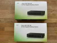 2x Cisco Switch SG110D-08 (8-Port Gigabit Desktop Switch)