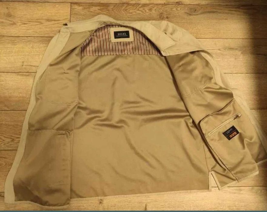 Digel 52 р 2xl чоловіча бежева під замшева чудово на подарунок мужчині