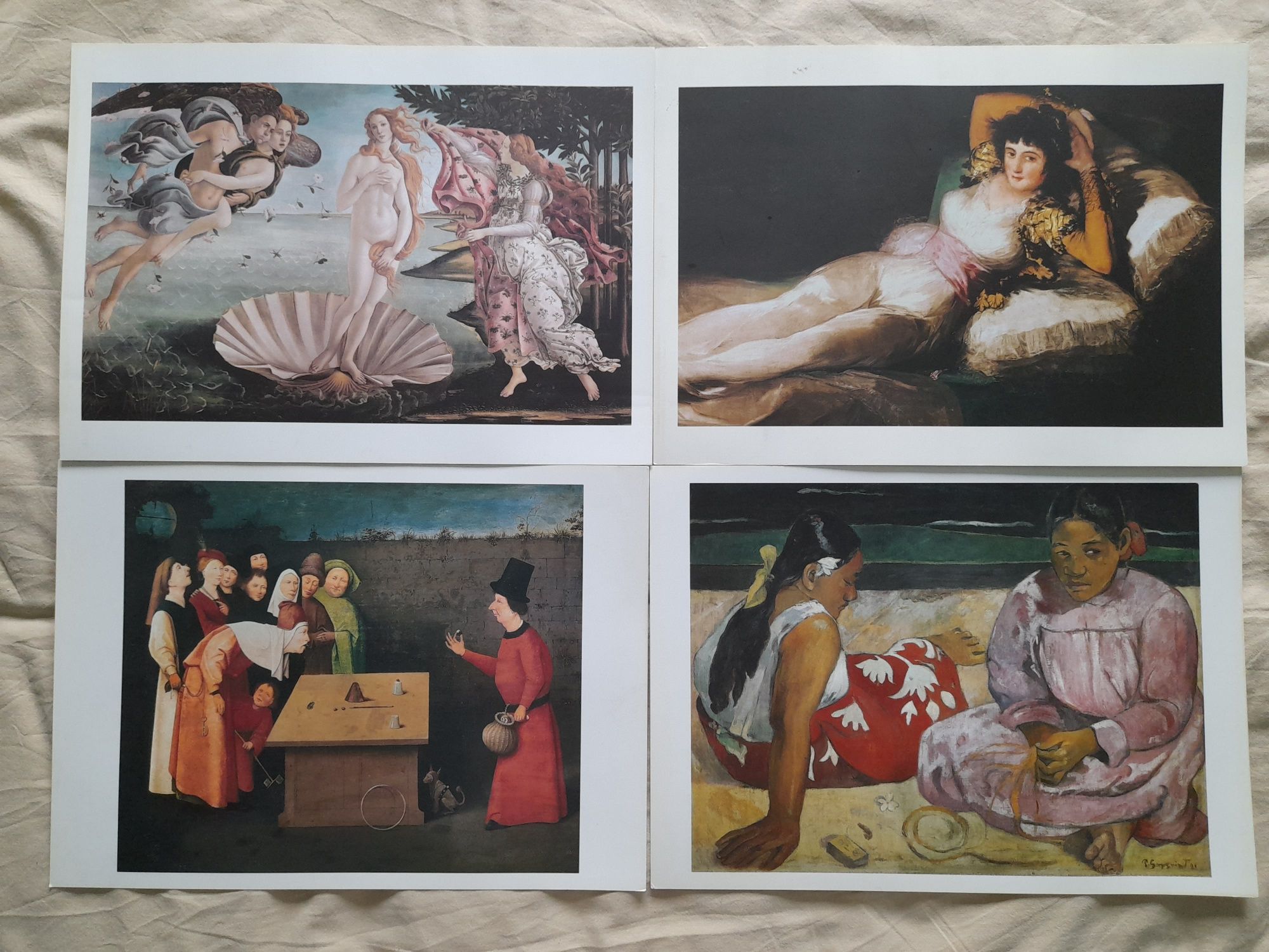Impressões de quadros famosos 33,7 x 24 cm