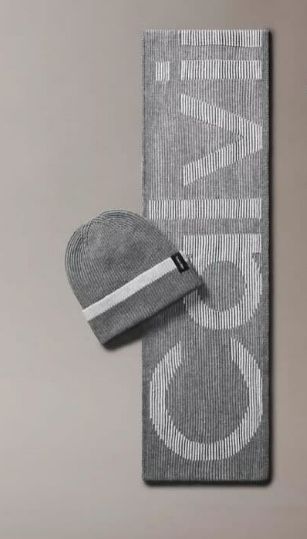 Набір Calvin Klein шапка, шарф унісекс, на подарок  оригінал