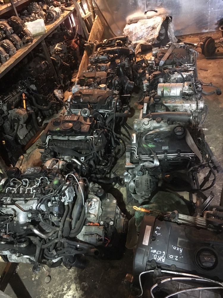 Двигун мотор 1.6cay 1.9BXE BKC BJB BLS 2.0BSY BKP BKD BMR Skoda passat