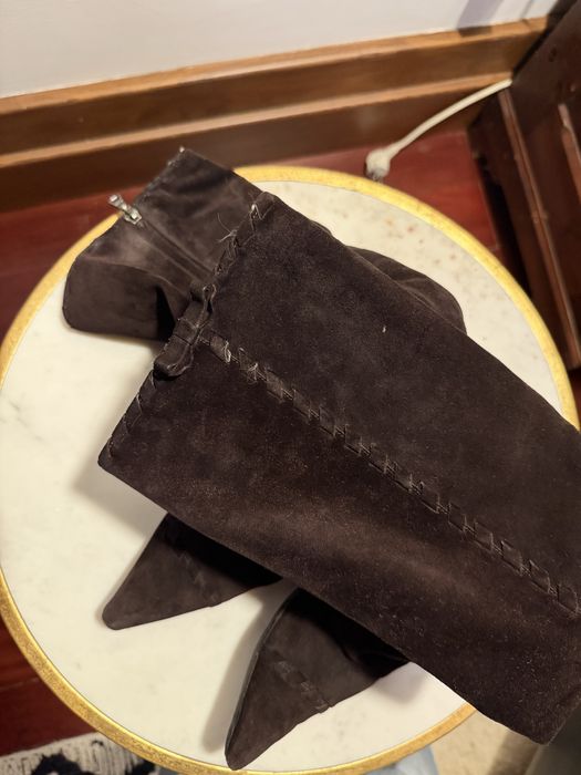 Botas castanhas Prada