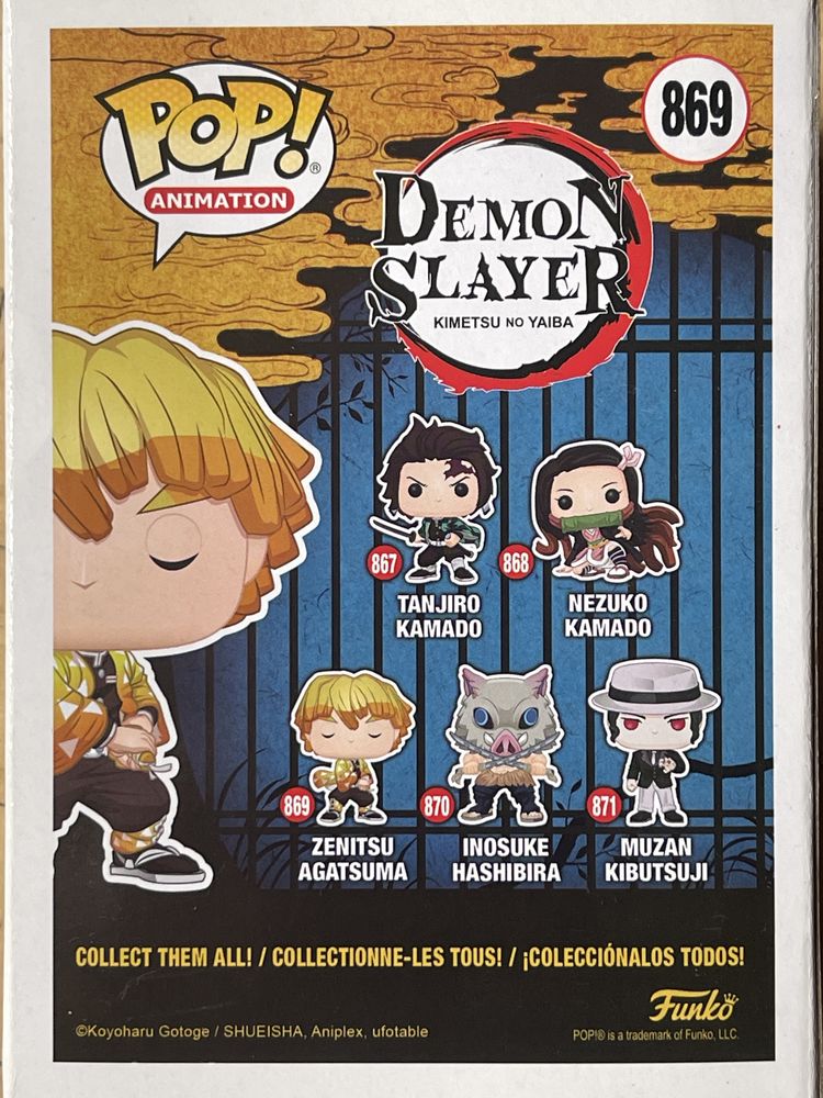 Funko pop zenitsu agatsuma