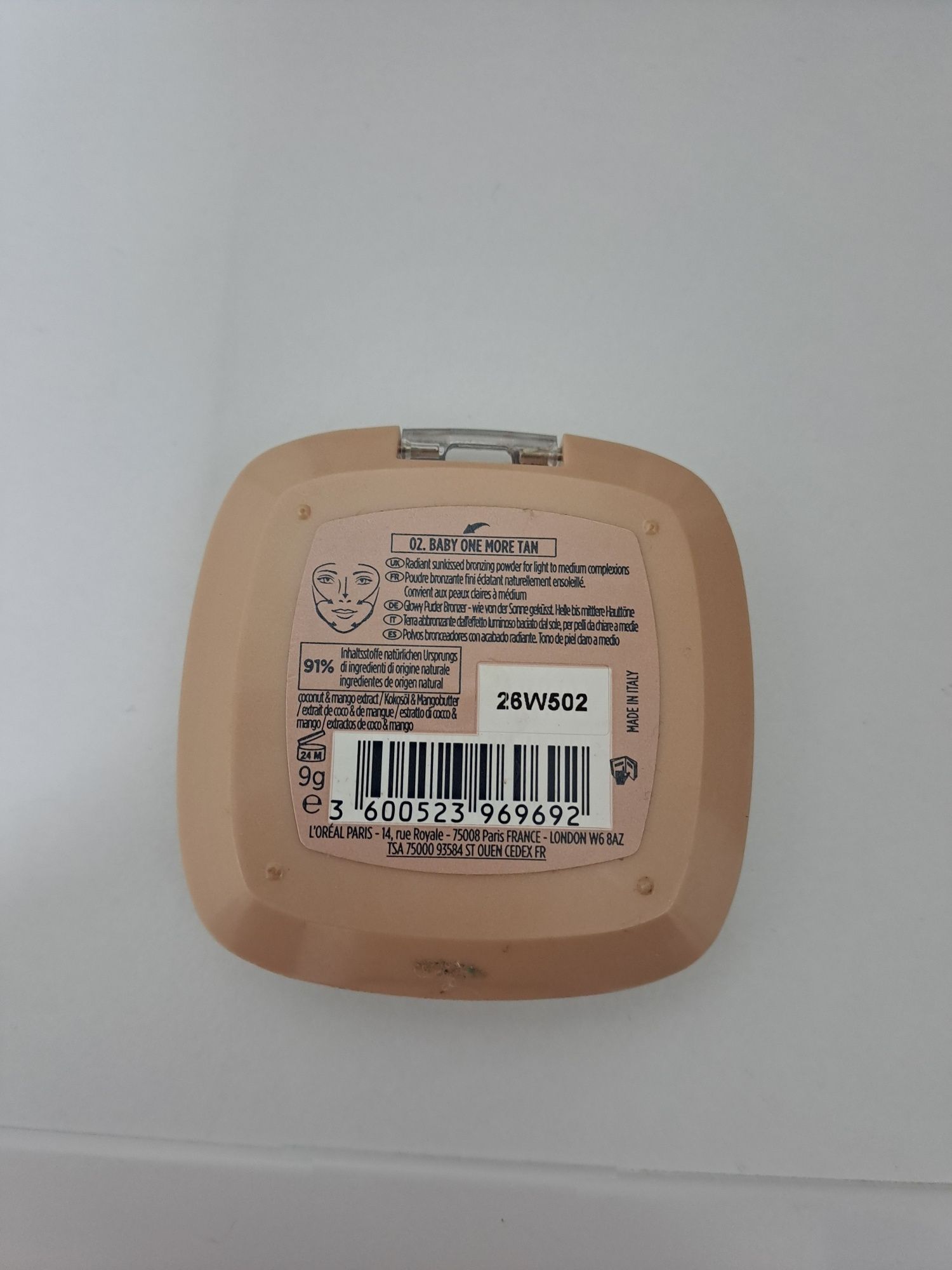 Бронзер для лица L'Oreal Bronze To Paradise