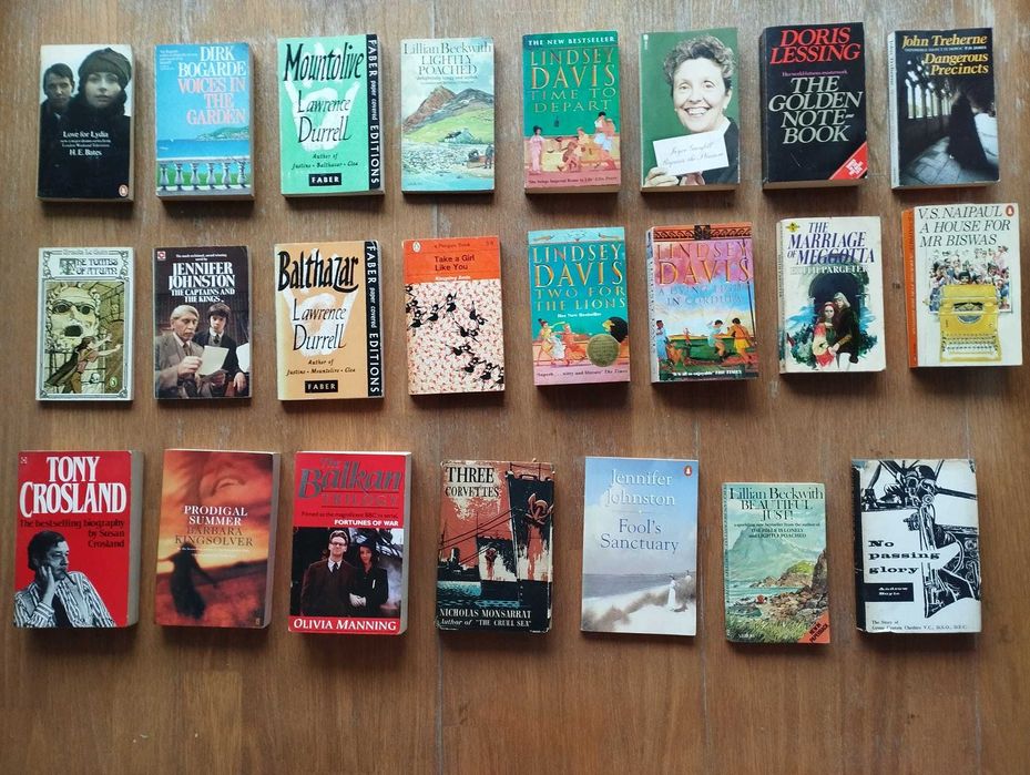 Coleção de livros em inglês