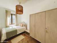 144322 - Quarto com cama de casal em apartamento com 3 quartos