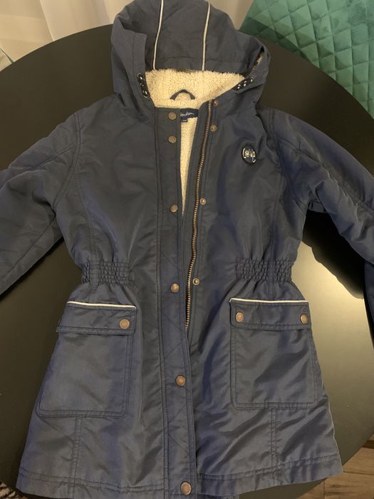 Zimowa parka dla dziewczynki 152 cm