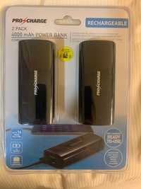 Powerbank Павербанк 2 шт в наборе 4000 mah + usb кабель