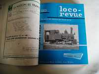 Revista francesa Loco-revue caminhos de ferro modelismo volume 1957-60