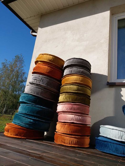 WYPRZEDAŻ Nowe poduchy, siedziska, pufy, materace top jakość