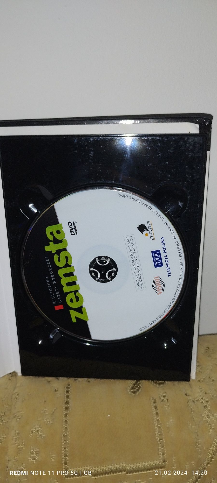 Sprzedam film na DVD Zemsta