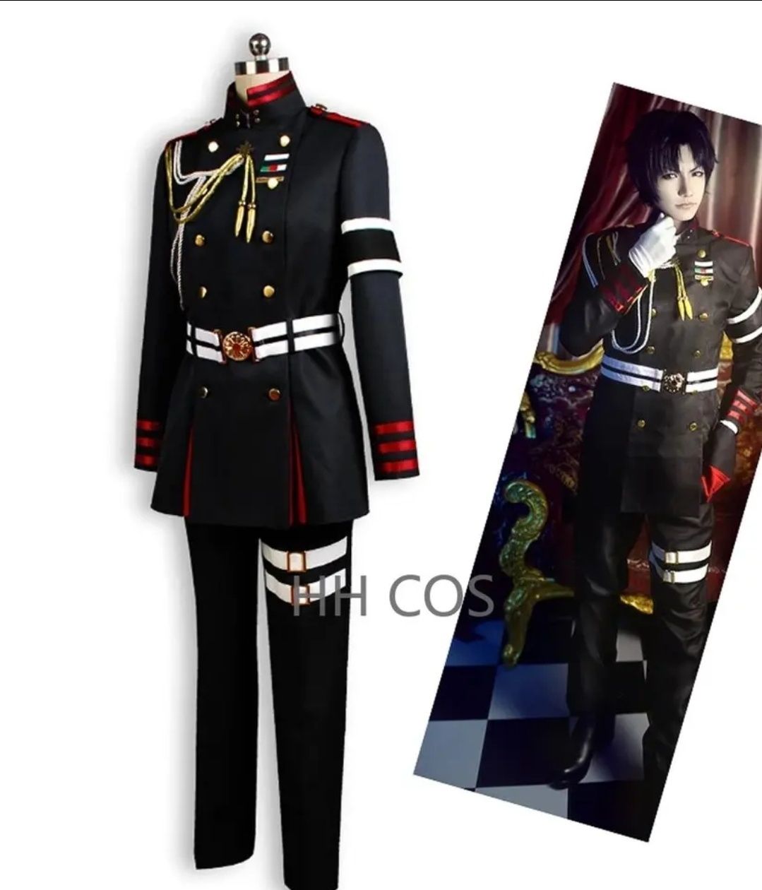 Przebranie kostium Cosplay Anime Seraph of the End Guren