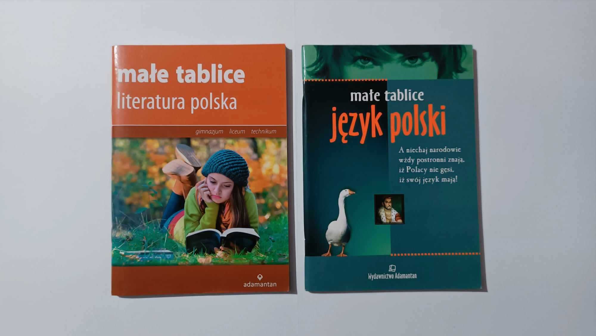 Małe Tablice Literatura Polska + Małe Tablice Język Polski