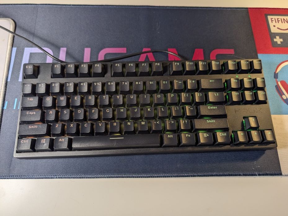 Klawiatura mechaniczna KRUX ATAX PRO RGB TKL (Outemu Blue)