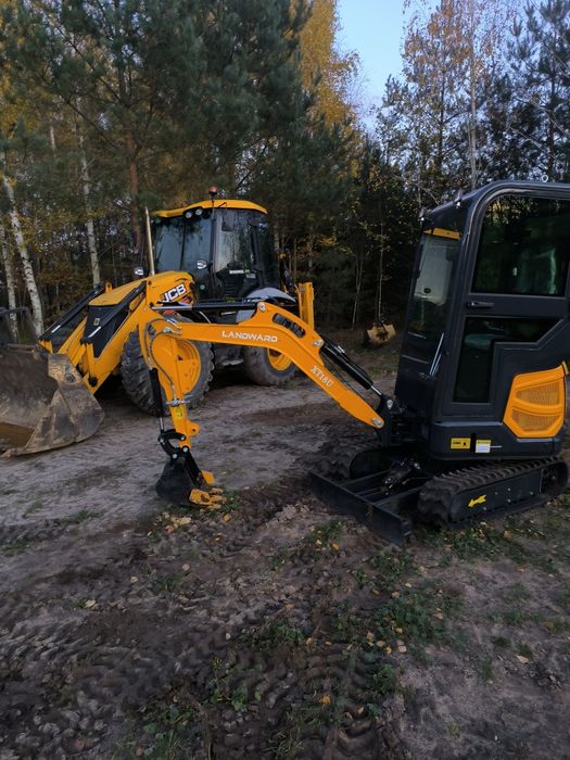 Usługi koparko ładowarka, minikoparka, koparka wywrotka