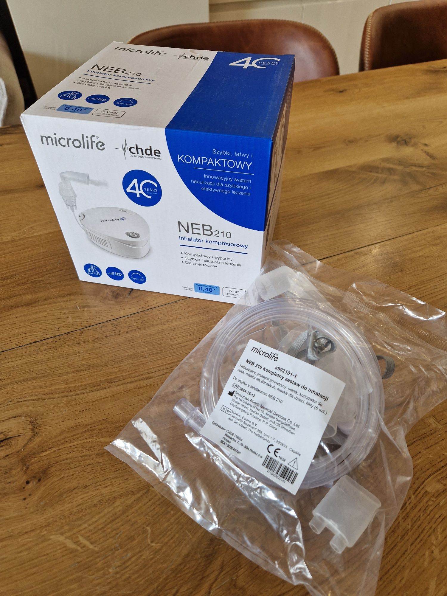 NOWY 5 lat GW inhalator Microlife NEB210