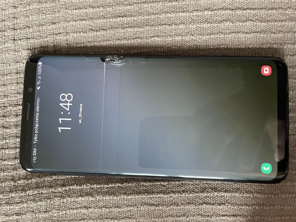 Samsung Galaxy s9 plus s9+ pęknięty ekran