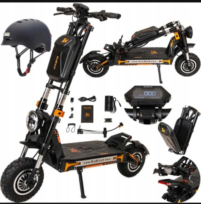 Hulajnoga elektryczna KuKirin G4 Max, 86km/h 3200W 60V35.2AH 12"