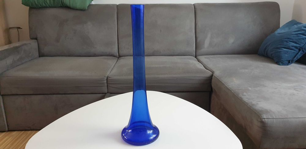 Starocie z Gdyni - Szkło kolorowe - wazon 50cm