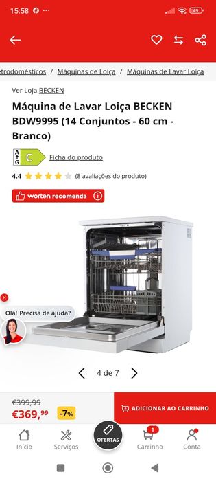 Máquina de lavar loiça